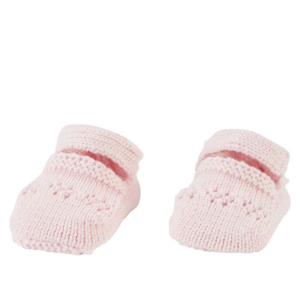 Pantufa bebê de tricot rosa | Carter's