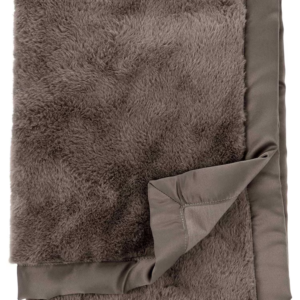 Cobertor bebê fleece marrom |